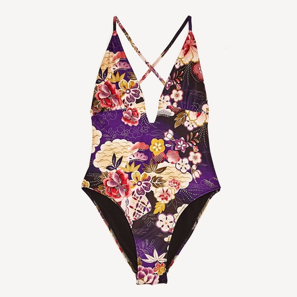 Zara Other - 🌴HOST PICK🌴Zara floral print swimwear